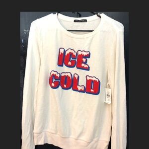 WILDFOX  ( ICE COLD ) LONG SLEEVE SWEATER SIZE XS